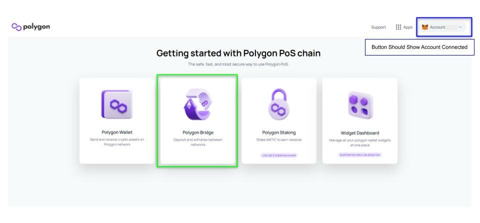 Bridge to Polygon Network - Metamask - 8