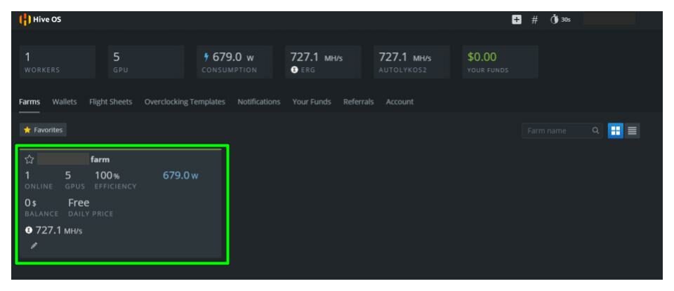 Hive OS T-Rex Dual Mining Setup - Step 1