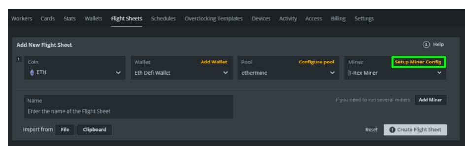 Hive OS T-Rex Dual Mining Setup - Step 3